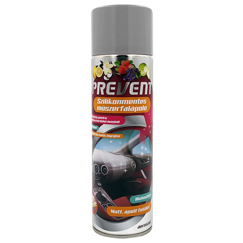 Műszerfalápoló matt spray, szilikonmentes, új autó illatú 500 ml, Prevent Silicone-Free Dashboard Aerosol