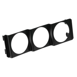 Műszertartó (ház) konzol 3-as fekete, rádió helyére építhető Lampa 10059
