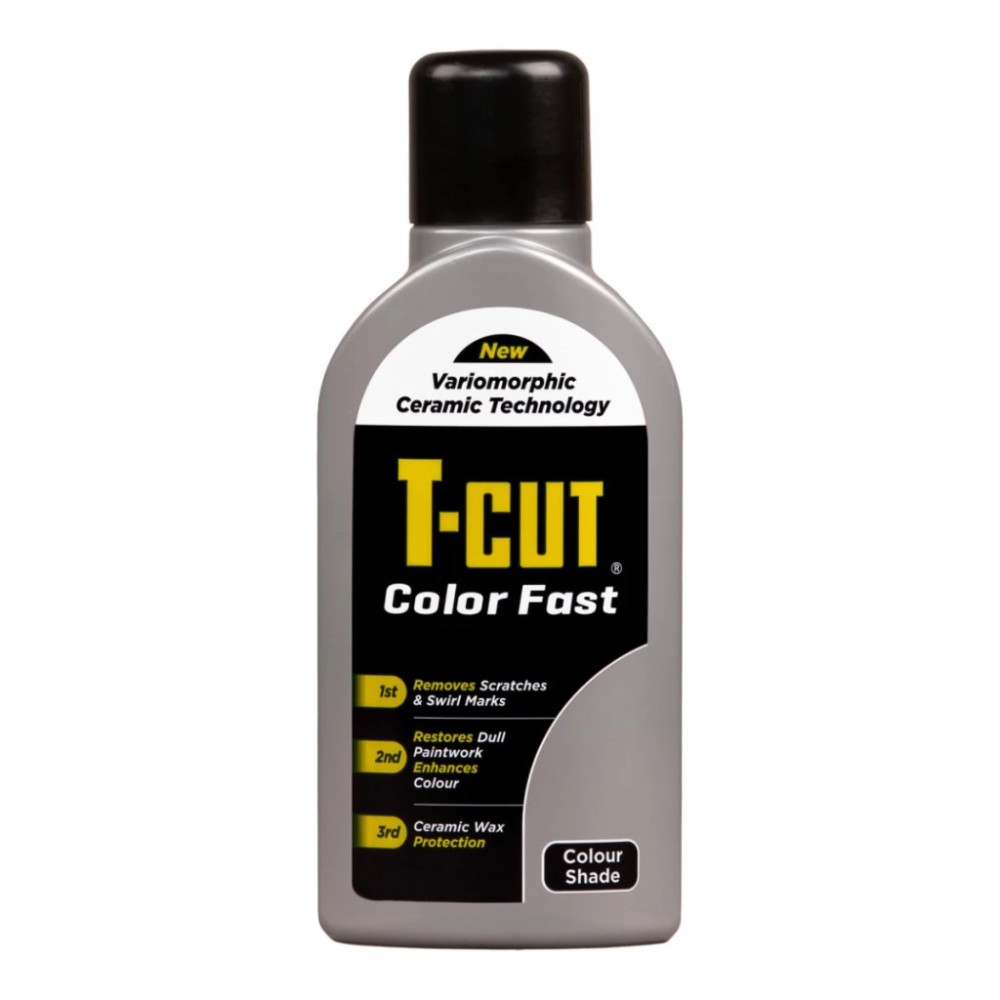 Színpolír és kerámia bevonat, ezüst, szürke paszta 500 ml, CarPlan T-Cut Color Fast – Silver