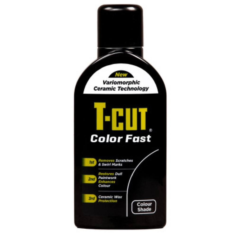 Színpolír és kerámia bevonat, fekete paszta 500 ml, CarPlan T-Cut Color Fast – Black