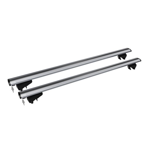 Tetőcsomagtartó intergrált tetősínre, alumínium 120 cm Menabo Lince Silver