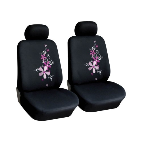 Univerzális üléshuzat első két ülésre virágmintás hímzéssel Oto Top Spring Flower 