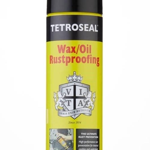 Üregvédő, rozsdásodásgátló wax 500 ml, CarPlan Tetroseal Wax/Oil Black