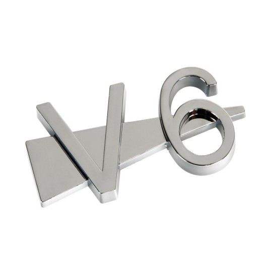 V6 Embléma - Krómozott Lampa 07209 V6 Embléma - Krómozott Lampa 07209
