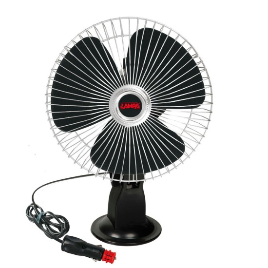Ventilátor, tapadókorongos, fém, oszcilláló 12V/16W Lampa 73112 Ventilátor, tapadókorongos, fém, oszcilláló 12V/16W Lampa 73112