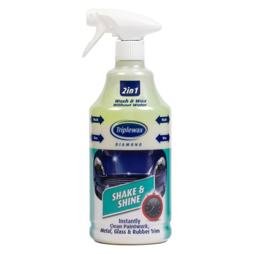 Víz nélküli autómosó és wax spray, 1000 ml, Triplewax Shake & Shine