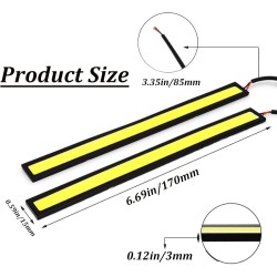 Raktér és csomagtér világítás 2db 17cm COB LED panel 24036