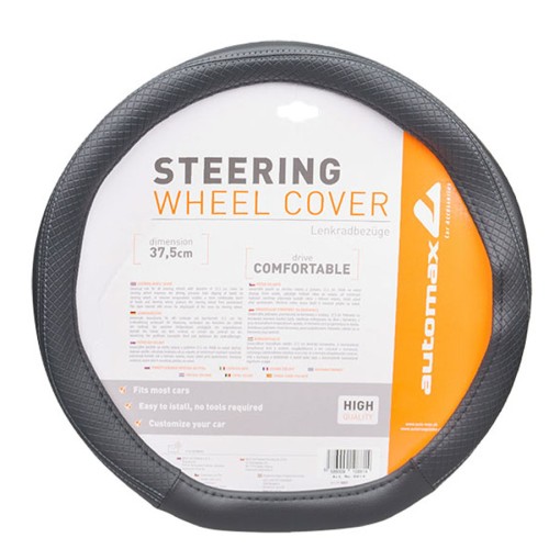 Kormányvédő 37,5cm D-profilú kormányra fekete-szürke AM8814