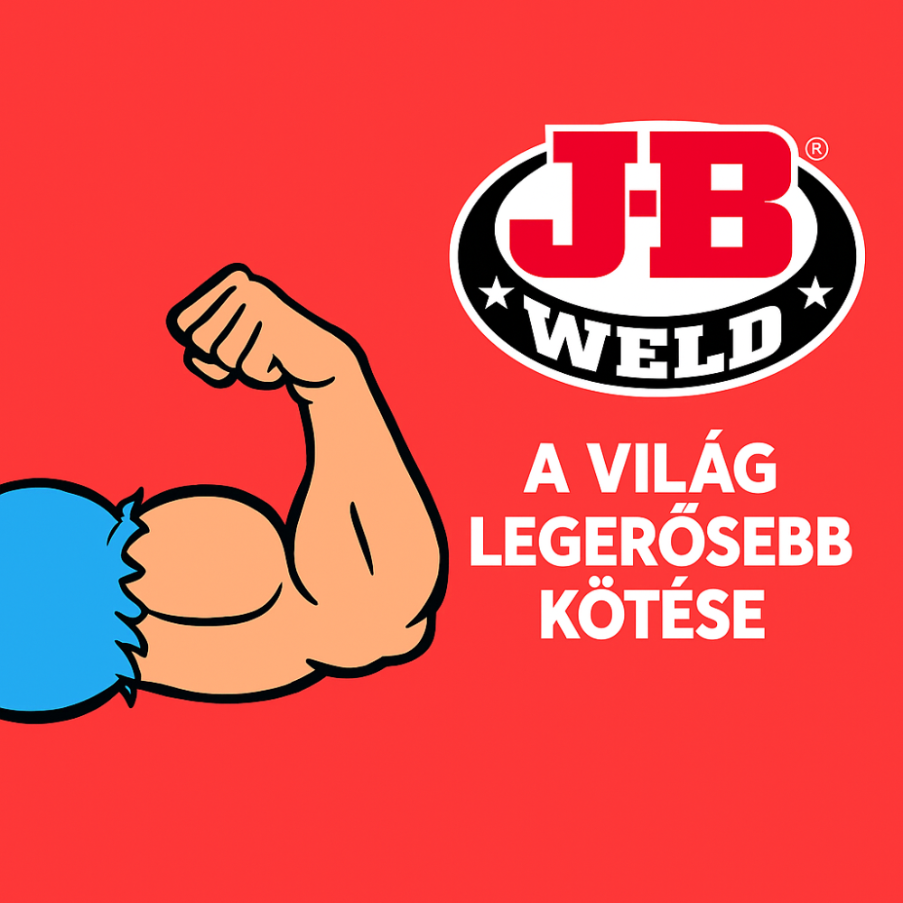 Üzemanyagtartály és hűtőjavító vaskemény prémium javító gyurma 57g J-B Weld 8267