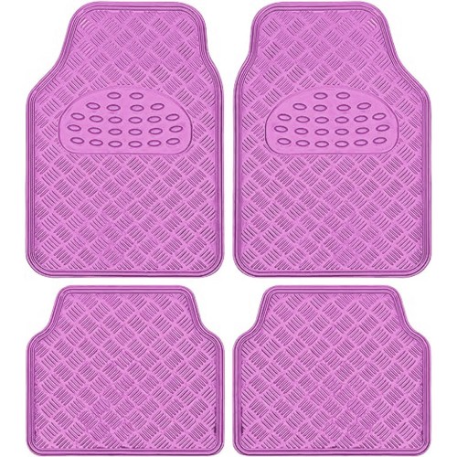 Aluszőnyeg 4db-os nagy rózsaszín vastag