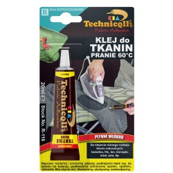 Autóülés- és textil ragasztó (ruhajavító) ragasztó 20 ml Technicqll R-116