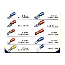 Kábelsaru készlet (csúszó,szemes) 60db-os W11994 / 17248