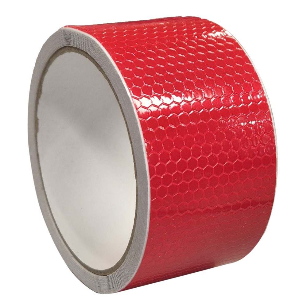 Mikroprízmás fényvisszaverő ragasztószalag piros 5 méter Maxeed 8219B