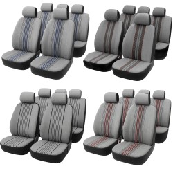 Univerzális üléshuzat szett bútor szövet anyagból 2/3-1/3 osztású Opel Astra F