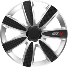 Dísztárcsa (16) GTX carbon-black-silver 4db-os garnitúra