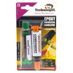 Kétkomponensű extra erős epoxy ragasztó 2x20 ml Technicoll E-198