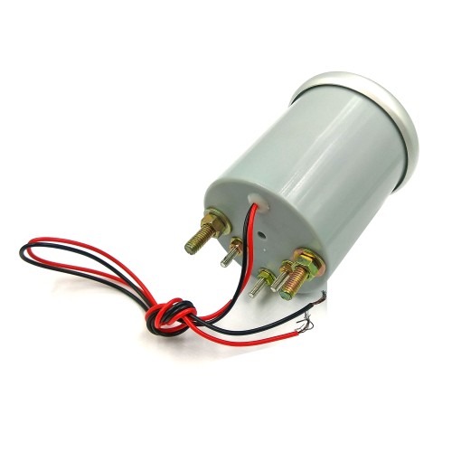 Műszer, feszültségmérő, kék ledes, 52 mm LED7701