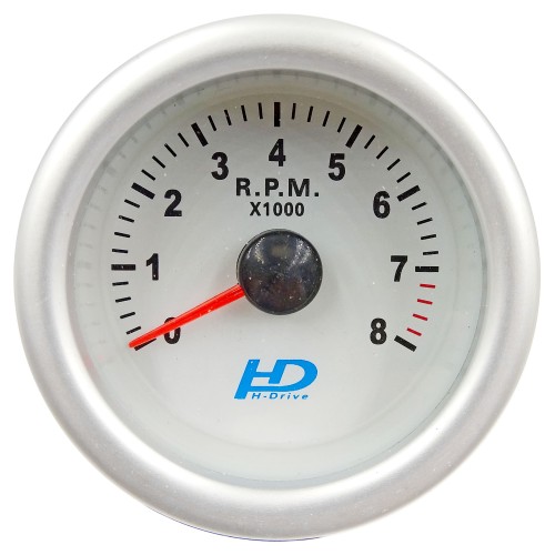 Műszer kék ledes fordulatszám mérő 52mm LED7705