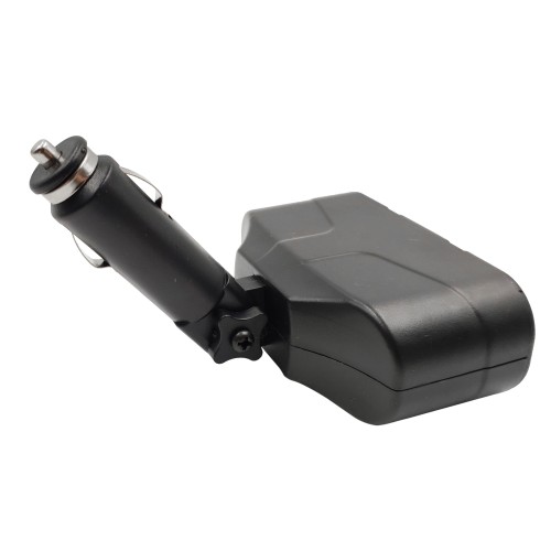 Szivargyújtó elosztó dönthető 2+2db USB 12V BM033