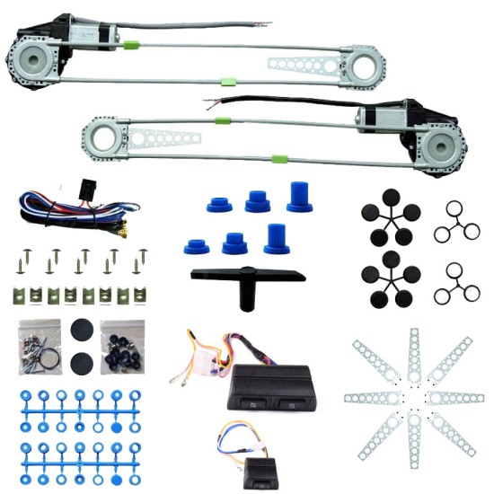 Ablakemelő motorikus univerzális 2db-os csendes