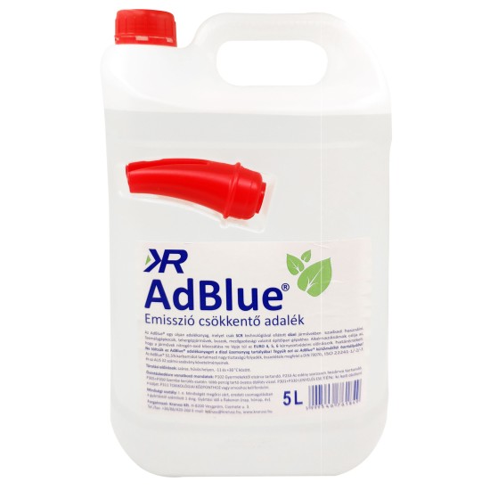 AdBlue adalék SCR dieselhez, kiöntővel 5 Liter