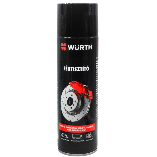 Féktisztító spray 500ml Würth Black