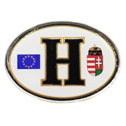 Magyar felségjelzés műgyantás matrica EU + HU