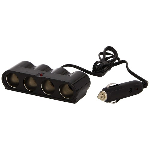 Szivargyújtó elosztó 4-es 12-24V 30071