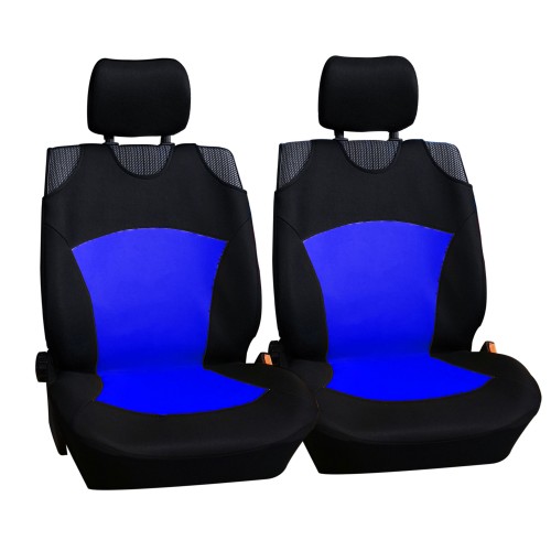 Üléshuzat univerzális (nagy méretű), betétes fekete-kék első ülésekre
