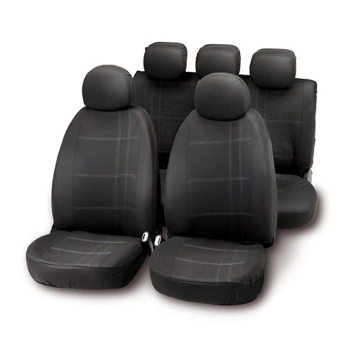 Üléshuzat univerzális szürke-fekete 9db-os Embroidery 10028