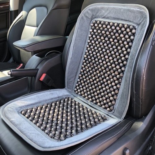 Ülésvédő golyós plüsskeretes ezüst AM0504