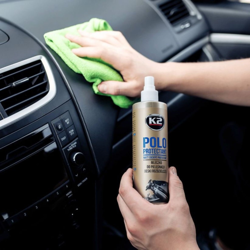Matt műszerfalápoló tejszerű készítmény K2 Polo Protectant K410 330 gr.