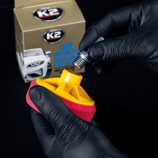 Fényszóró polírozó korong fúrógépbe 8cm K2 Lamp Doctor Pad