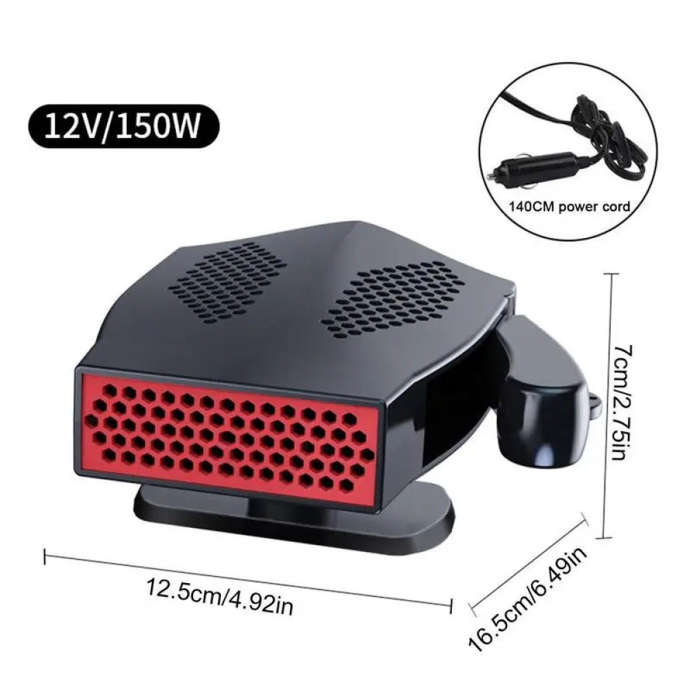 Fűtő ventilátor páramentesítésre 12V / 150 Watt HY-4009