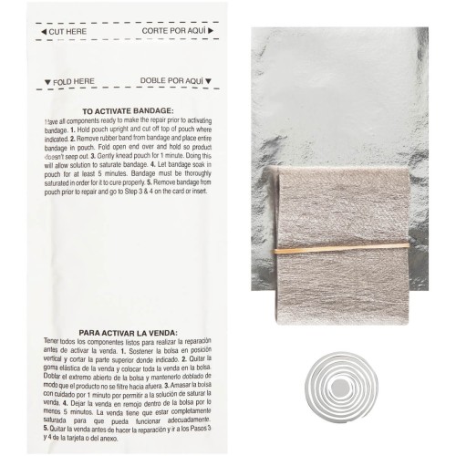 Kipufogó javító simulékony tapasz Versachem Muffler Cast 10151