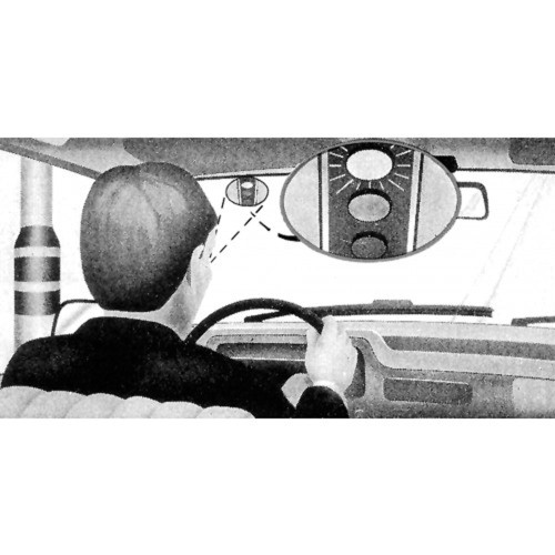 Nagyítólencse jelzőlámpa figyelő lencse 2423276