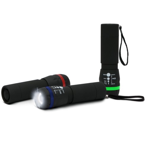 Elemlámpa 1 LED-es por- és cseppálló ZOOM funkcióval