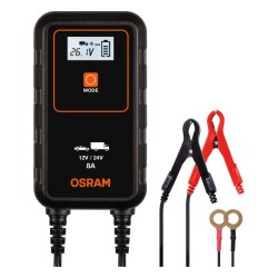 Automata akkumulátor töltő 12/24V/8A Start/Stop Osram 908