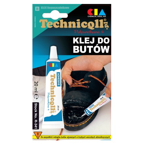Cipő és bőrragasztó 20ml Technicqll R-341