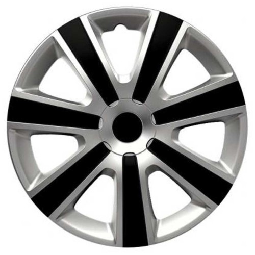 Dísztárcsa (16)  VR Silver-Black 4db-os garnitúra