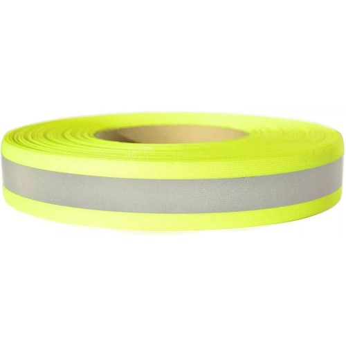Fényvisszaverő szalag neon zöld  50 méter 36114