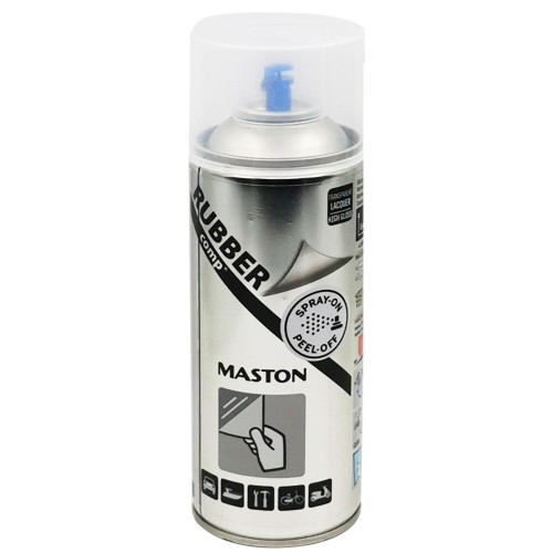 Folyékony gumi festék magasfényű átlátszó 400ml  Maston Rubber 193320