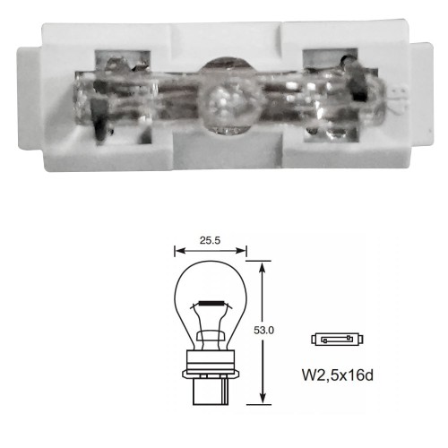 Izzó 12V/27W P27W 3156 Elta 182TB