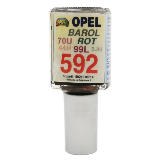 Javítófesték Opel Barol Rot 592 (70U, 44H, 99L, 0JH) Arasystem 10ml