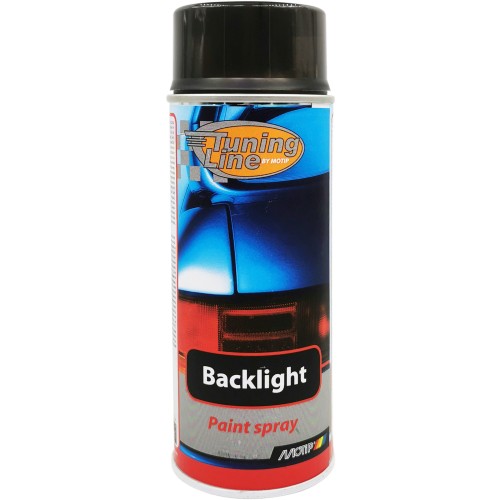 Lámpafesték fekete 400 ml Motip Backlight Transparent Black Spray 000260