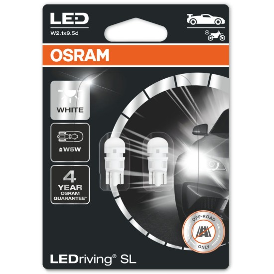 LED T10/12V/1W White Osram LEDriving SL 2825DWP-02B