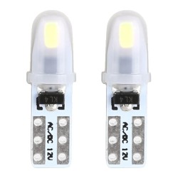 LED T5 12V 2SMD fehér LED párban Autolife W14513