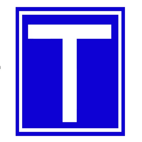 Mágneses kicsi T (Tanuló vezető) jelzés autóra