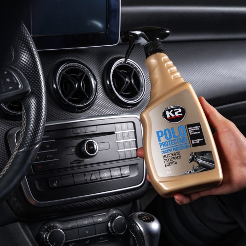 Matt fekete műszerfalápoló spray 750 ml K2 Polo Protectant K417BL