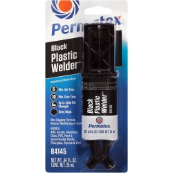 Műanyag, fekete színű 2K epoxi alapú lökhárító ragasztó 25ml Permatex 84145